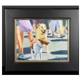 Dogs Eye View of the Farmers Market Painting