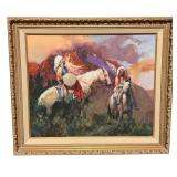 Oleg Stavrowsky Mountain Eyes Painting