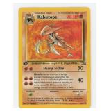 1999 Pokemon Fossil 1st Edition Kabutops #24