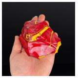 Akro Agate Marble Red and Yellow Glass Cullet
