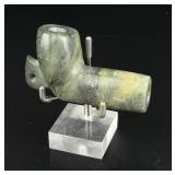 Native American Indian Soapstone Pipe Bowl