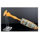 Haida Northwest Coast Indian Carved Wood Paddle