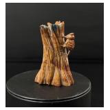 Arvella Cheama Zuni Carved Woodpecker Fetish
