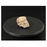 Carved Australian Boulder Opal Skull