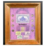 Pioneers Mercury Dimes and Transport Stamp