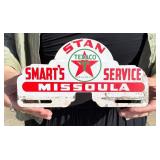 Texaco Missoula Montana License Plate Topper