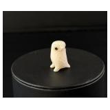 Don Ungott Alaskan Inuit Eskimo Carved Ivory Owl