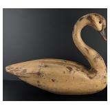T.J. Hooker The Sporting Life Wood Swan Decoy