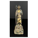 Edo Period Japanese Jizo Bosatsu Buddhist Bronze