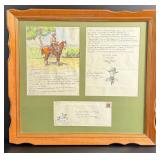Dave Powell Letter to Vance Sheppard Painting