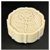 French Millot Celluloid Powder Dresser Box