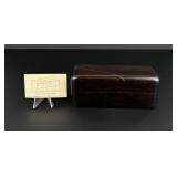 David and Kim Okrant Wood Trinket Jewelry Box