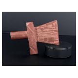 Sioux Indian Catlinite Peace Tomahawk Pipe Bowl