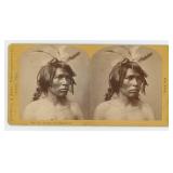 Caswell & Davy Lo Family Indian Stereoview