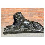 Paul Wayland Bartlett Reclining Lion Bronze
