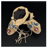 Plateau Native American Indian Beaded Moccasins