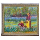 Jessica Durnell Picking Flowers Painting