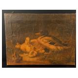Duck Painting In the Manner of Edgar Hunt