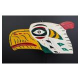 Northwest Coast Indian Carved Eagle Plaque