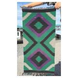 Navajo Germantown Indian Rug Saddle Blanket