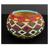 Paiute Native American Beaded Basket