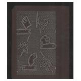 Antique Japanese Ise Katagami Kimono Stencil