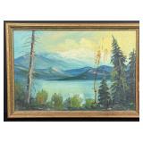 Ace Powell Lake McDonald Painting