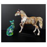 Trail of Painted Ponies and Dragonfly Tiffany