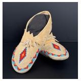 Blackfoot Native American Indian Moccasins