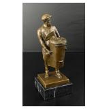 Man with Trash Can Bronze