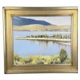 Jeff Walker Canyon Ferry Lake Painting