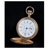 Antique Hampden Hunter Case Pocket Watch