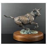 Jay Contway Charging Bull Bronze