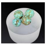 Tibetan Spider Turquoise Beads