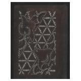 Antique Japanese Ise Katagami Kimono Stencil