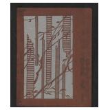 Antique Japanese Ise Katagami Kimono Stencil