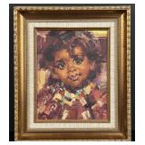 Gary Schildt Indian Child Painting