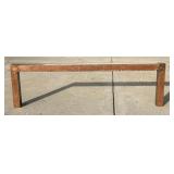 Arts & Crafts Hammered Copper Fireplace Fender