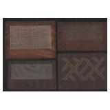 Collection of Japanese Ise Katagami Kimono Stencil