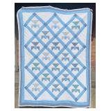 1960s Applique Farmhouse Quilt