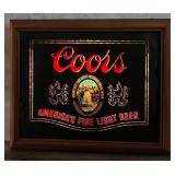 1978 Coors Light Lighted Beer Sign