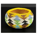 Paiute Native American Beaded Basket