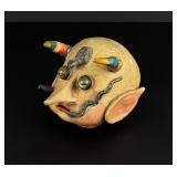 Bolivian Pottery China Supay Devils Wife Mask