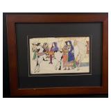 Thomas Red Owl Haukaas Ledger Drawing