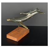 Scott Nelles Humpback Whales Bronze