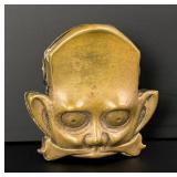 Art Nouveau Judd Brass Imp Troll Alien Paper Clip