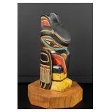 Vic Yeoda Northwest Coast Carved Totem Pole