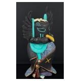 Gerry Quotskuyva Crow Kachina Doll