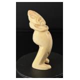 Alaskan Inuit Eskimo Whale Ivory Tupilak Carving