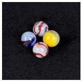 Set of Alley Agate Calligraphy Marbles